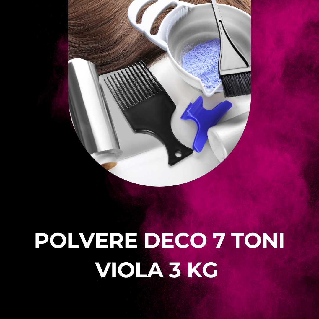 POLVERE DECO 7 TONI VIOLA 3 KG
