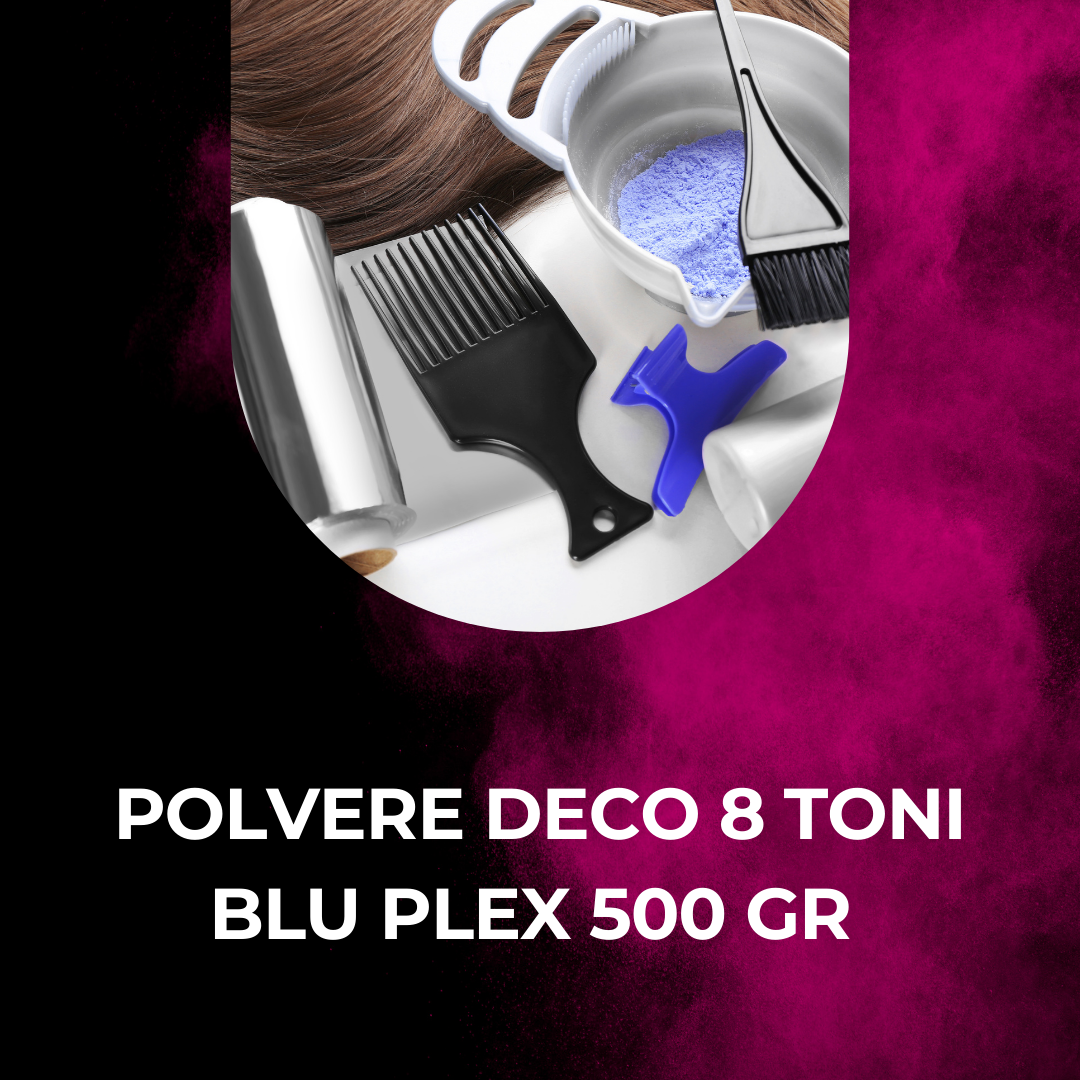 POLVERE DECO 8 TONI BLU PLEX 500 GR