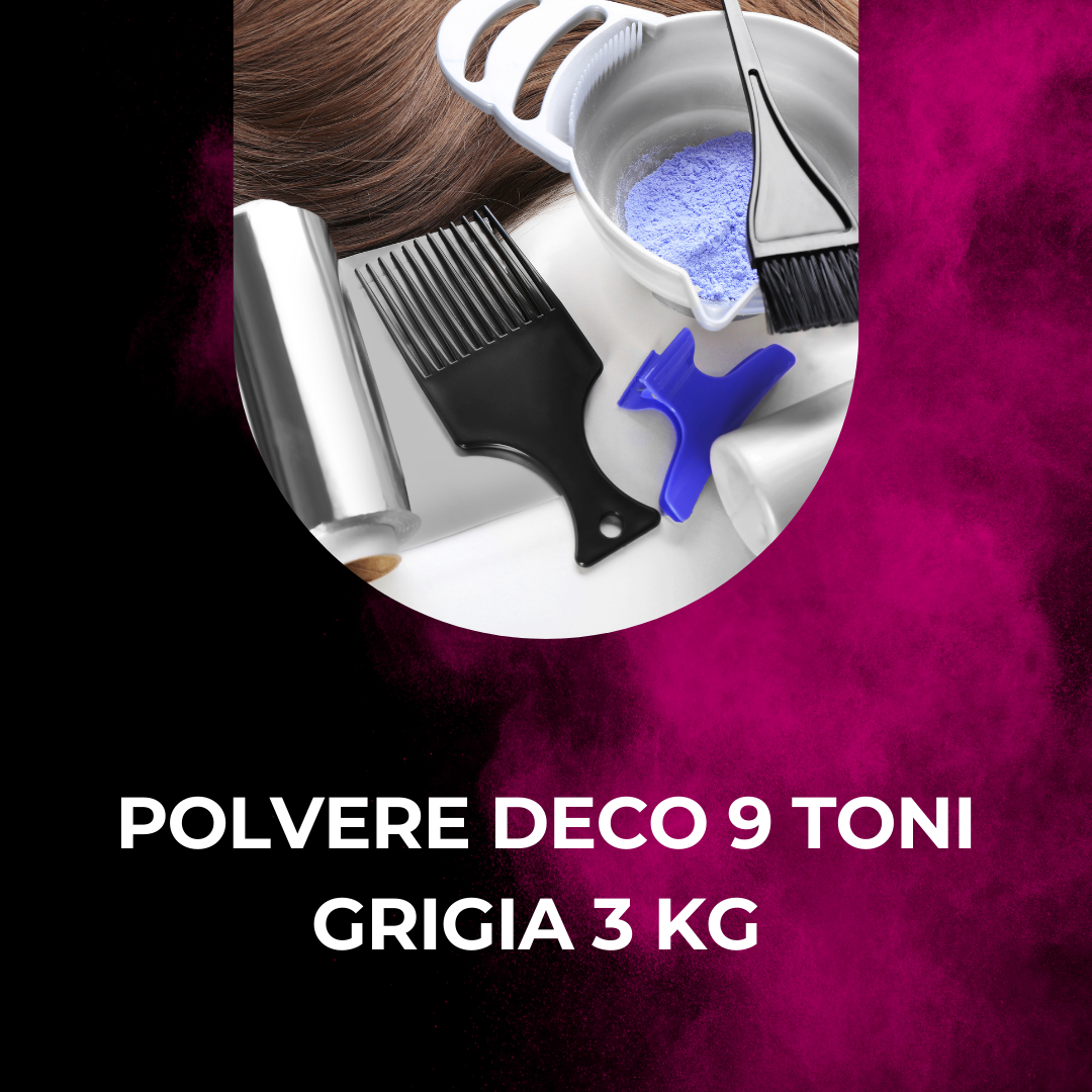 POLVERE DECO 9 TONI GRIGIA 3 KG