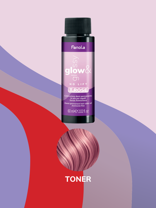 OIL TONER GLOW & GLOSSY 60 ML - ROSE