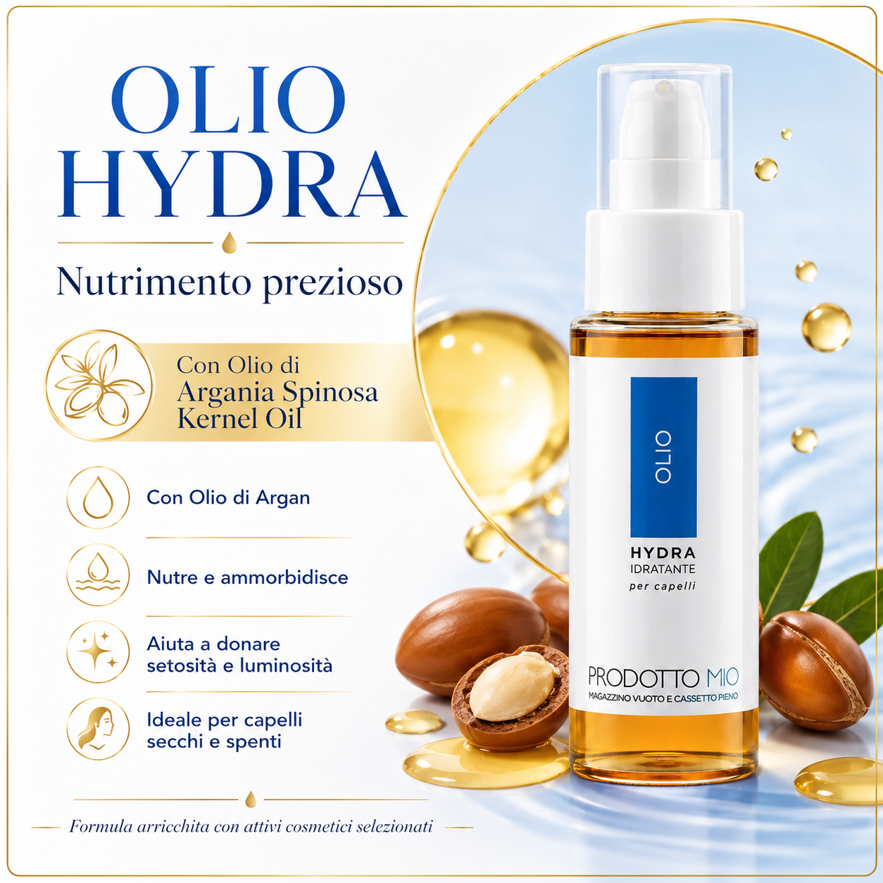 Oil Hydra con Olio di Argan - nutrimento prezioso