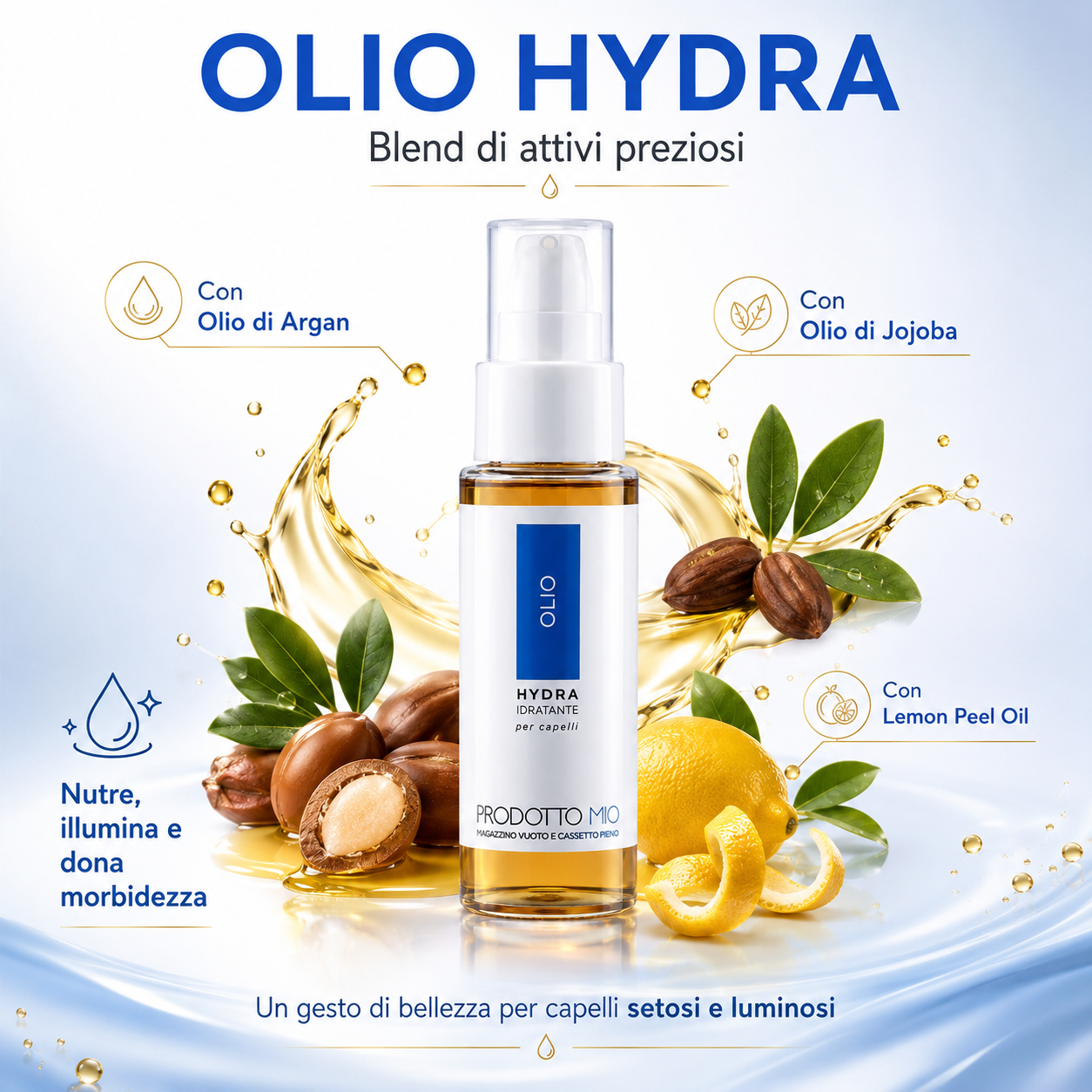 Oil Hydra - blend di attivi preziosi